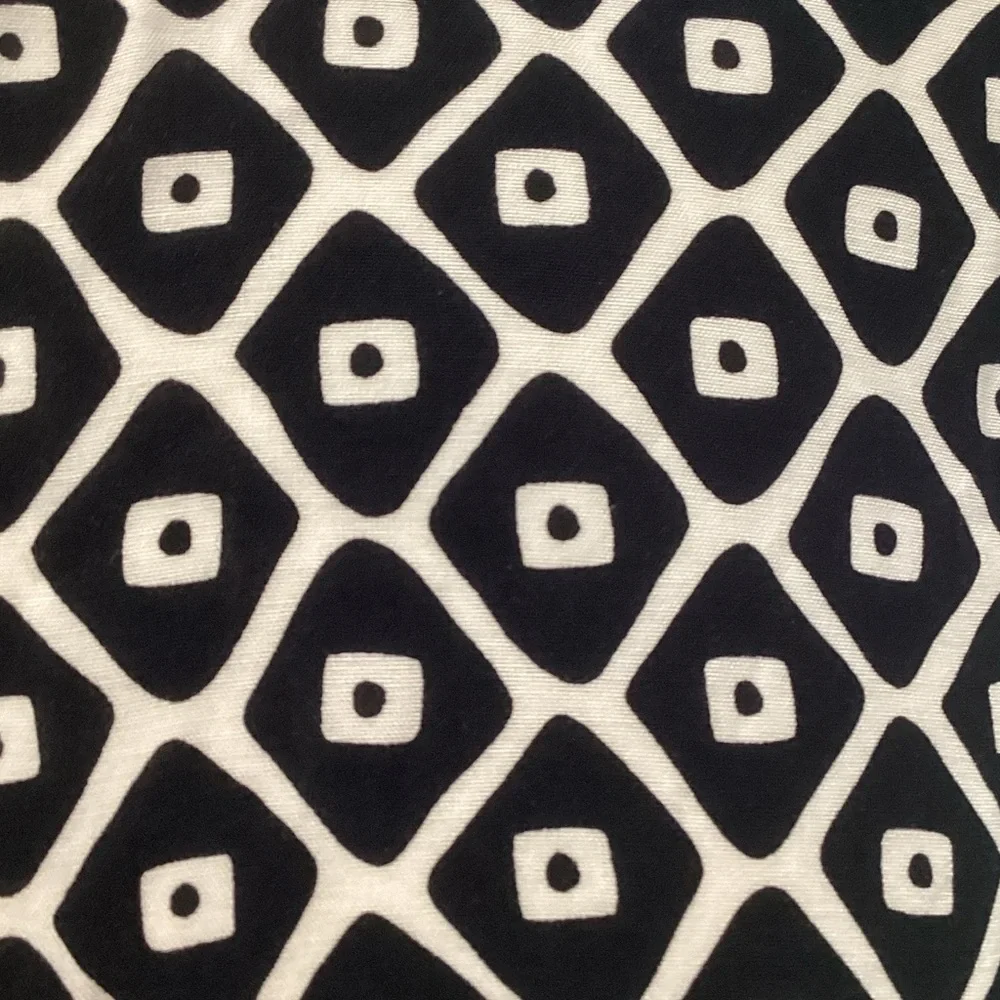 Persona by Marina Rinaldi Black and White Patterned Dress - Picture 4 of 8